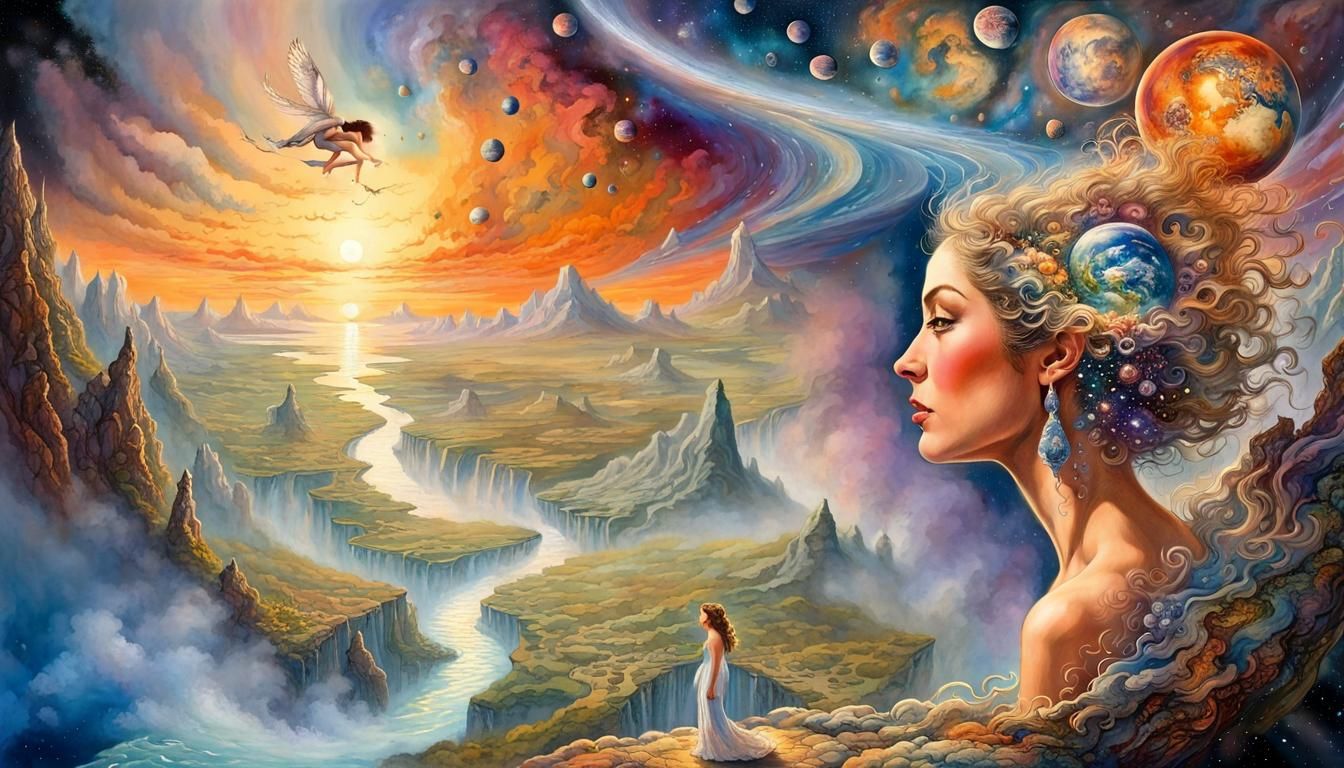 Soul-Wizard in Space: Collage Art