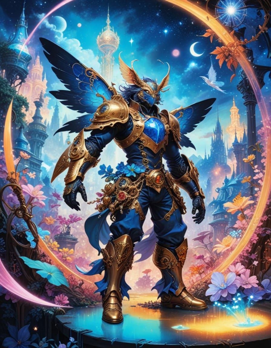 Refined Victorian Butler in Steampunk Tailcoat