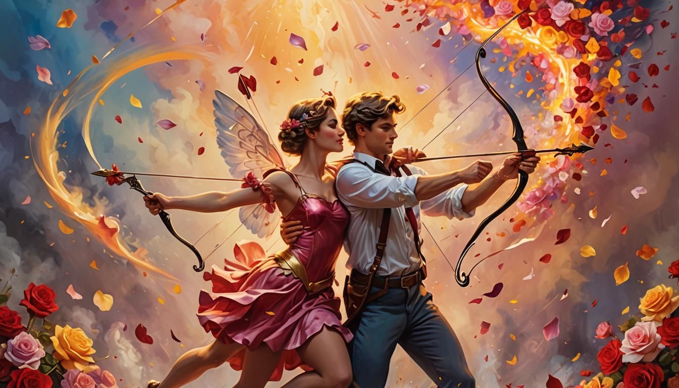 Cupid's Arrow: A Romantic Renaissance Painting