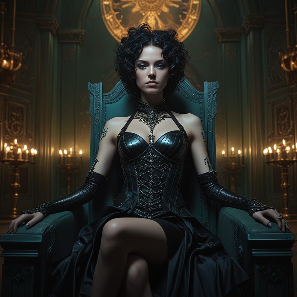 Space Cultist Wields Telekinetic Fire: Renaissance Painting