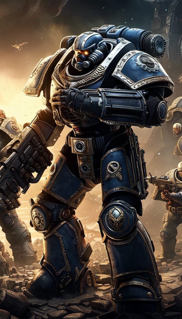 Gears of War X Warhammer 40k Art #7