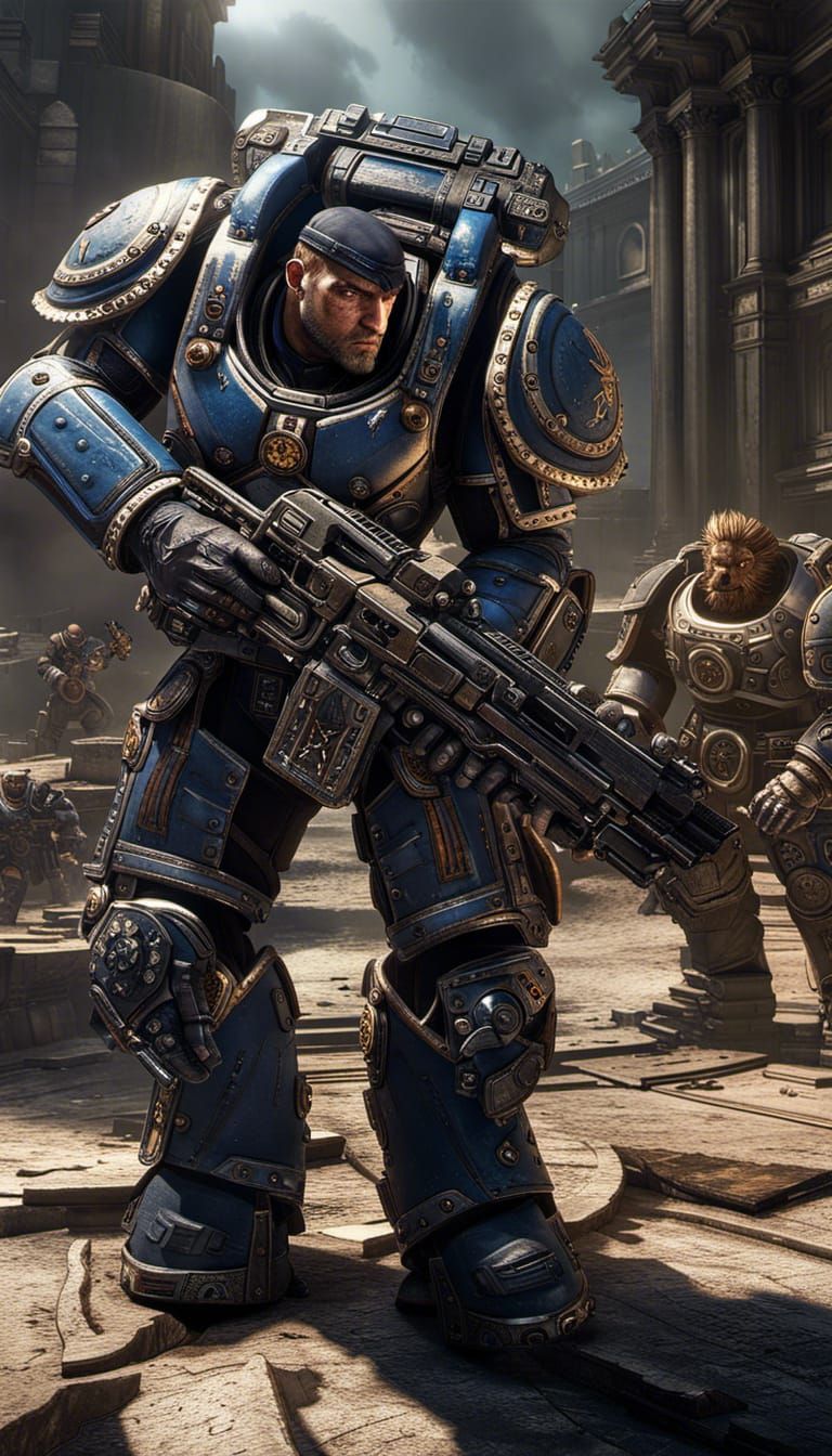 Gears of War X Warhammer 40k Art #8