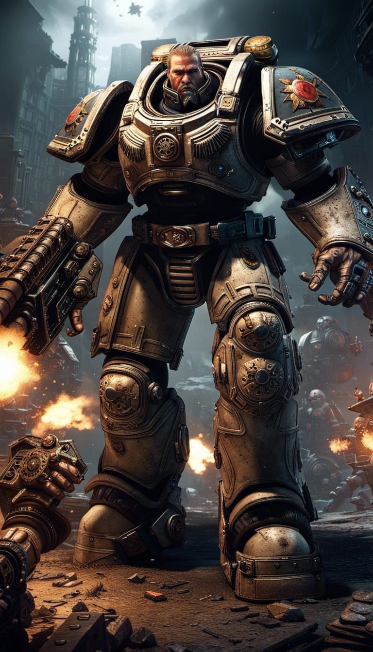 Gears of War X Warhammer 40k Art #5