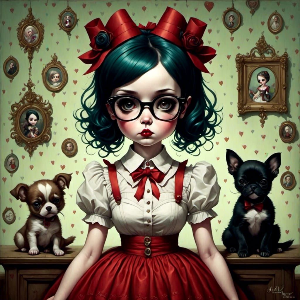 Nurse in Mark Ryden Inspired Pop Surrealism