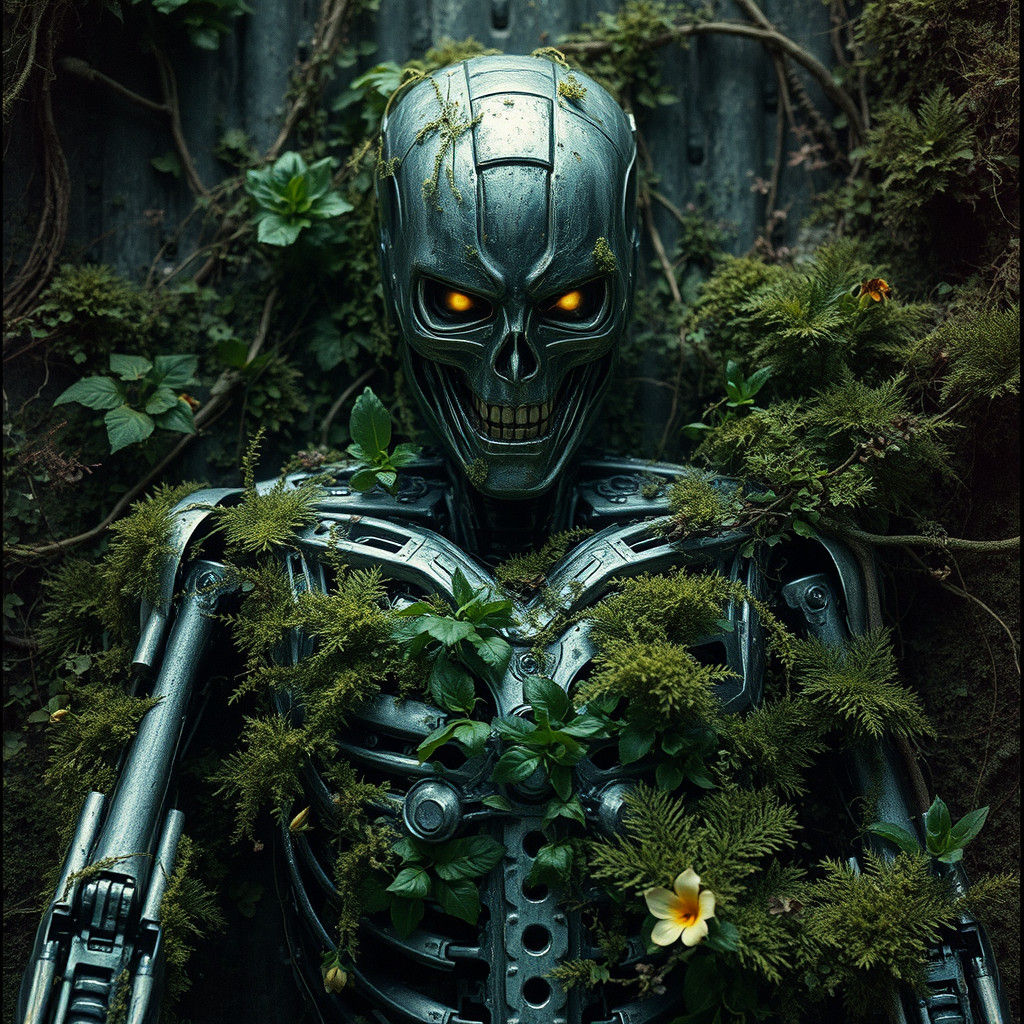 Terminator Reclaimed: Nature's Grasp on a Machine