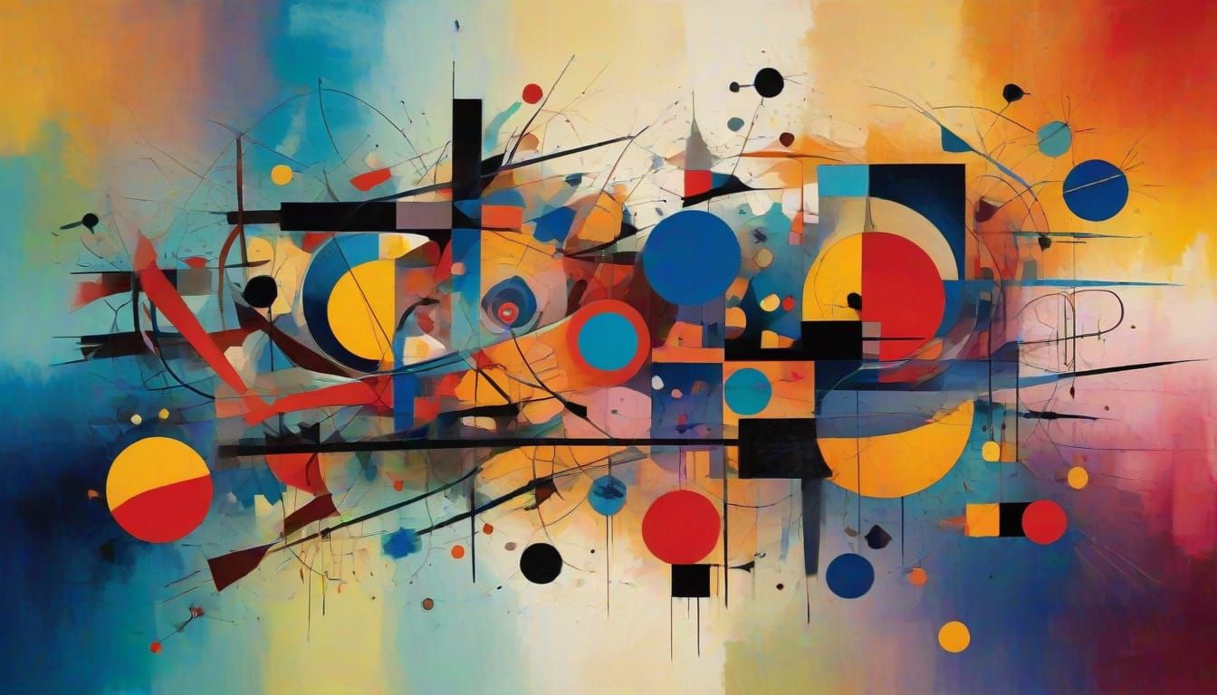 Electric Dreamscape Art in Vibrant Hues