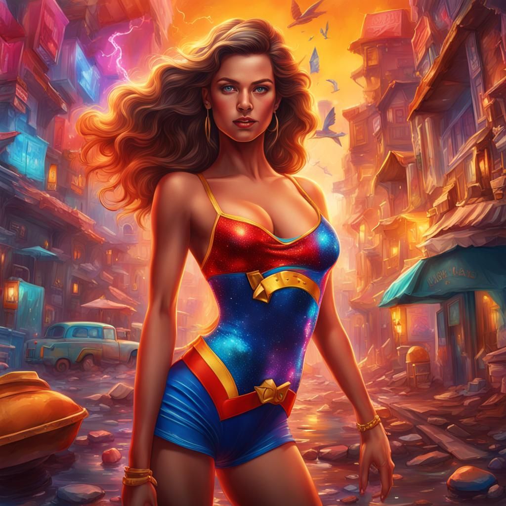 Hyperrealistic Pin-Up Art for Playboy Magazine