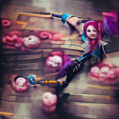 Jinx from League of Legends Digital Art