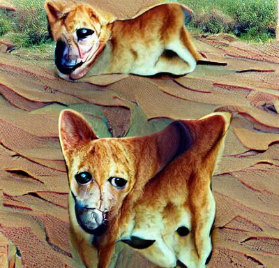 Alert Dingo in Natural Australian Habitat