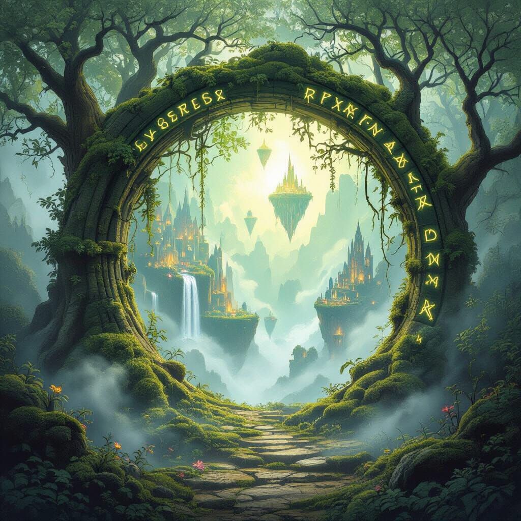 Ethereal Portal to a Fantastical Realm