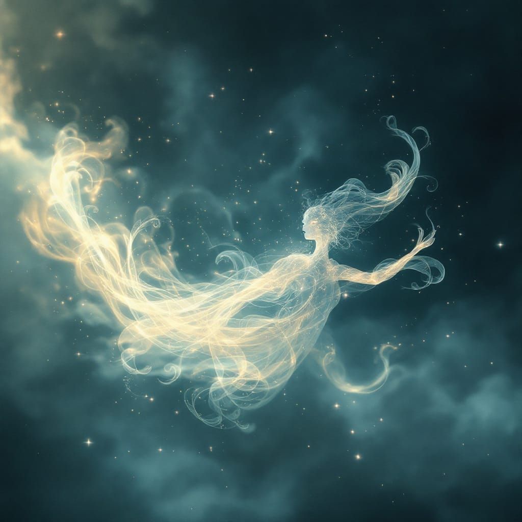 A translucent spirit