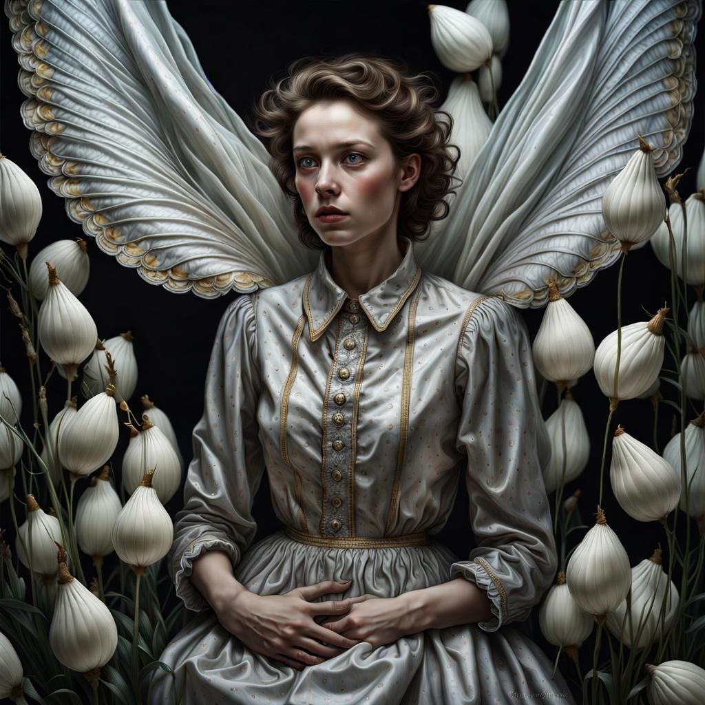 Alien People and Pets in Dreamy Glazed Art