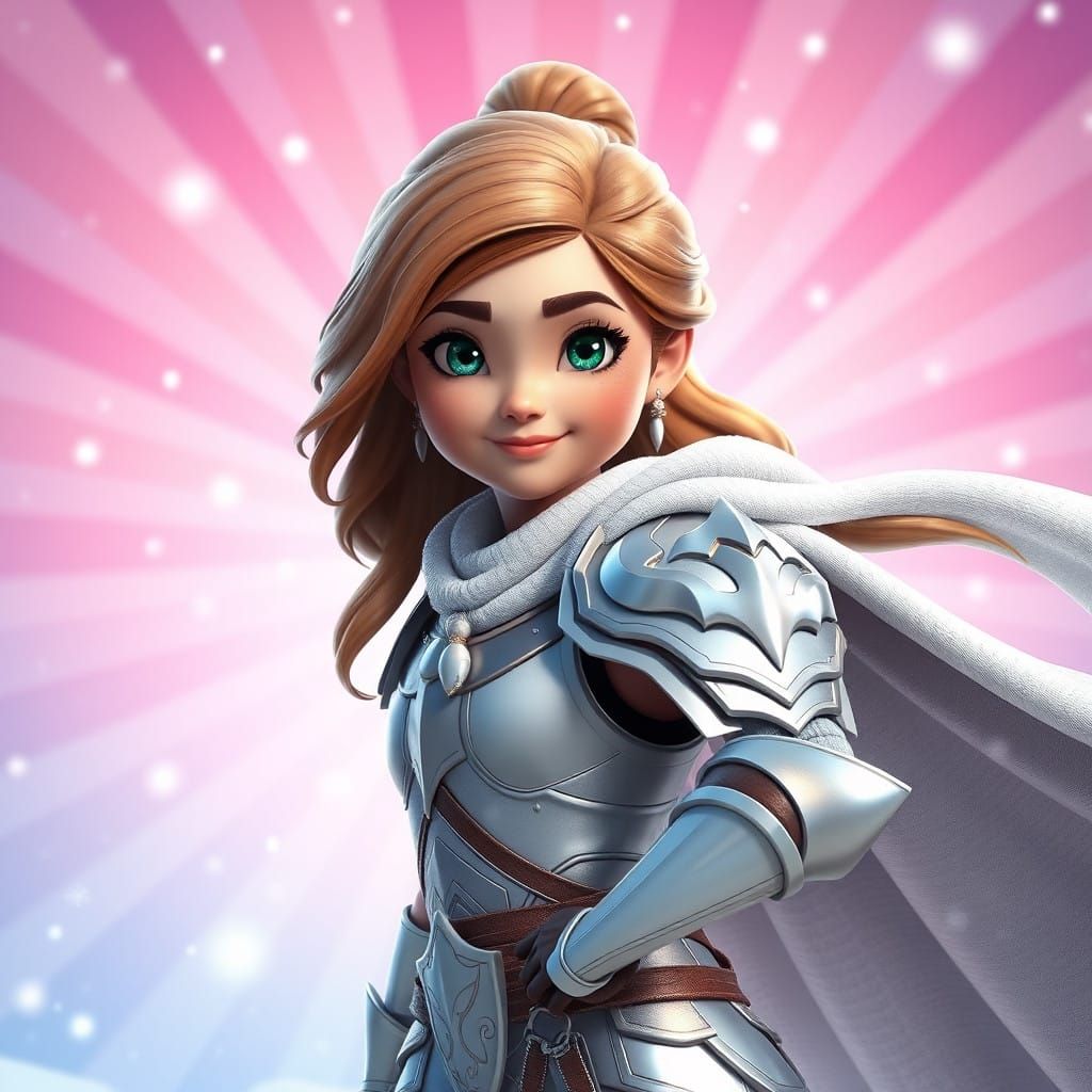 Princess Warrior Shines in Winter Wonderland