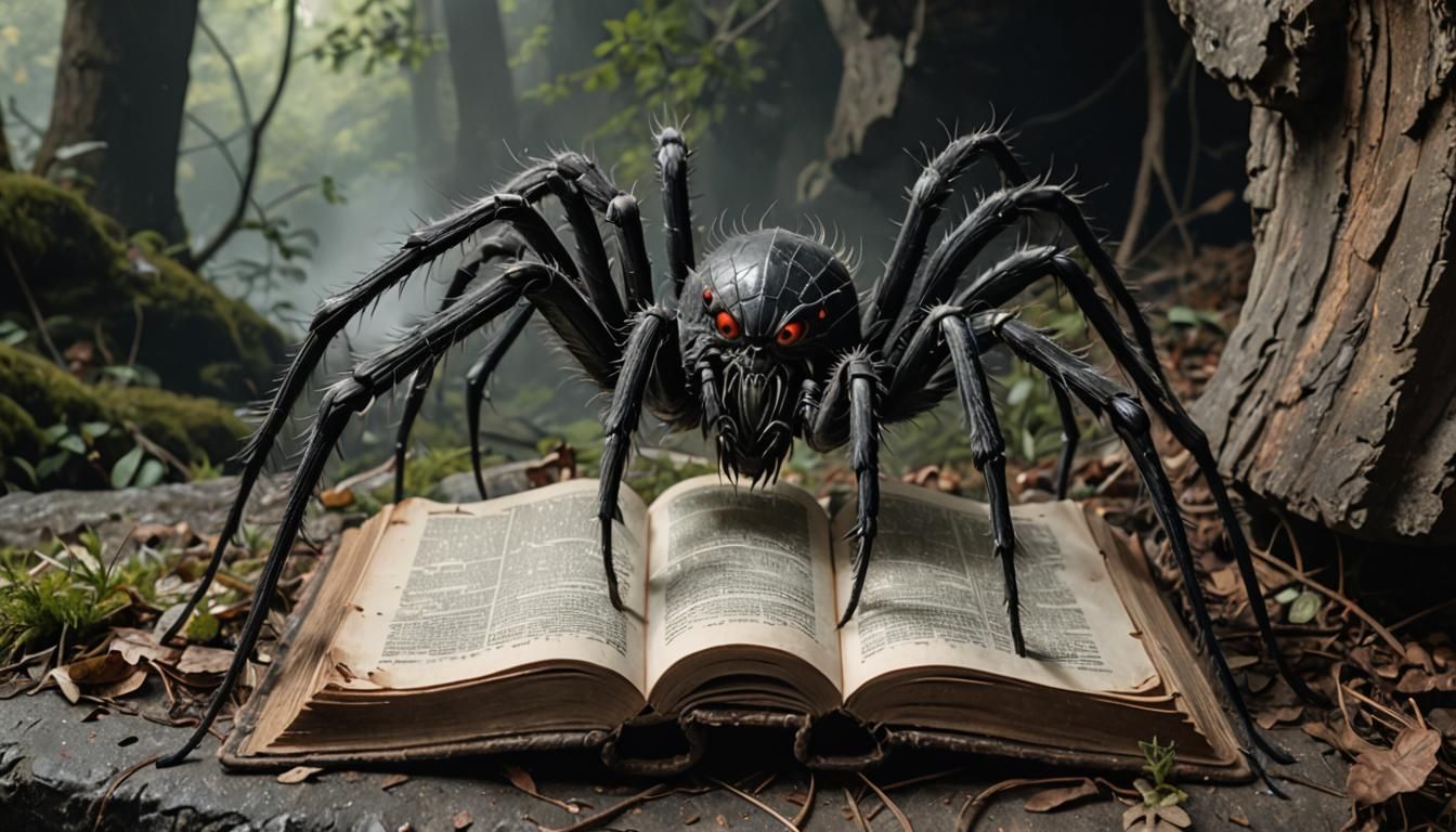 Spider-Legged Tome with Teeth Pages