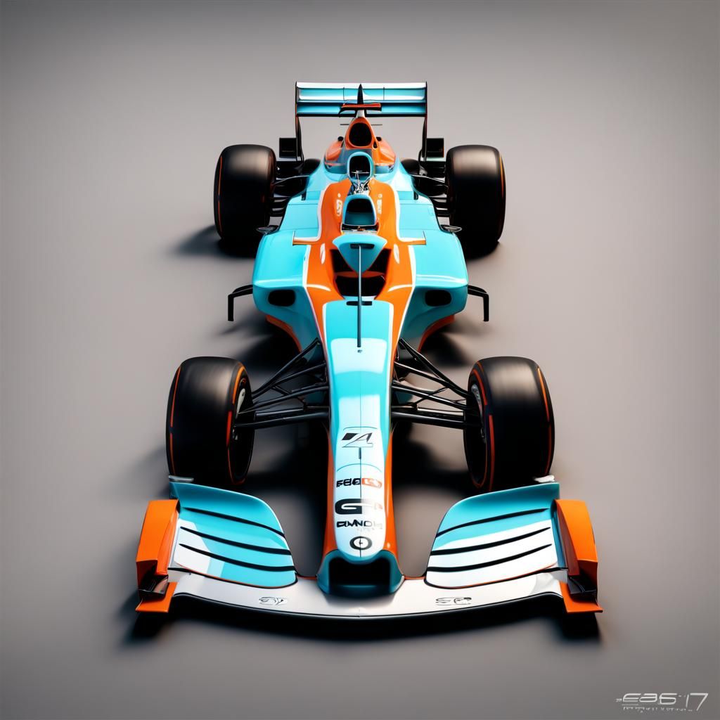 Gulf Oil Formula One Race Car!