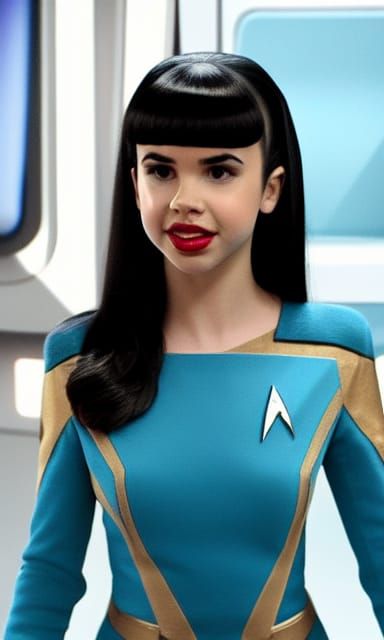 Sofia Carson Envisioned in Star Trek Universe
