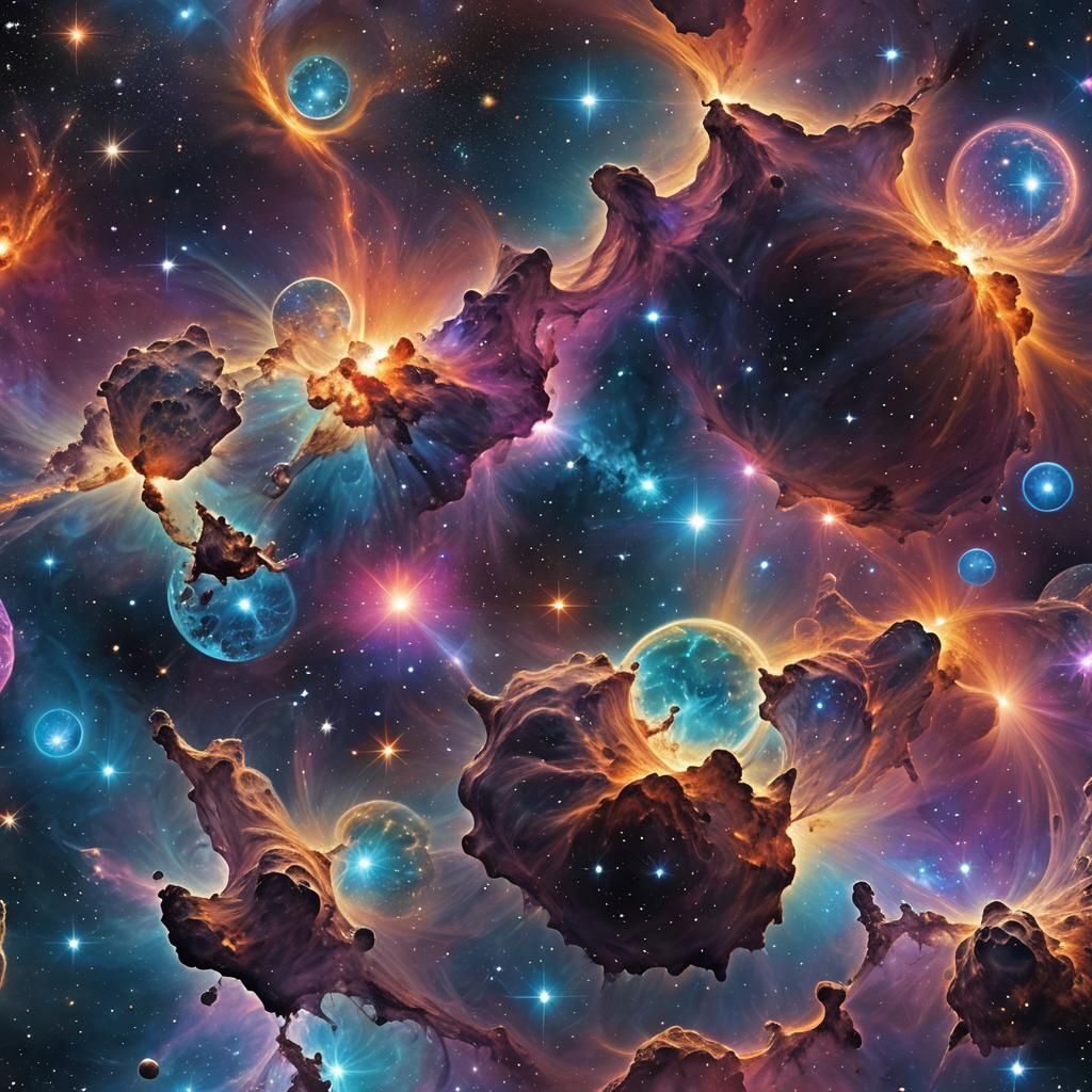 Mystical Cosmos: Starry Expanse in Unreal Engine 5