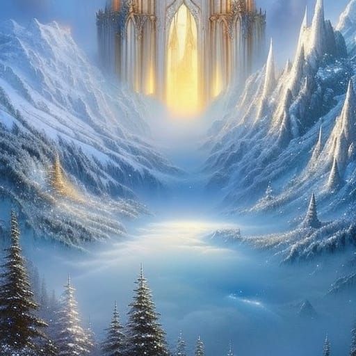Icy Portal to a Winter Fantasy Land