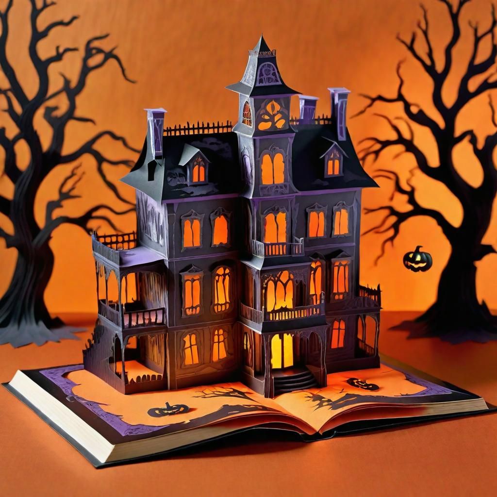 Halloween Pop-up Book: Haunted Mansion