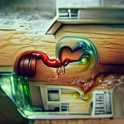 Love's Liquid Nature: An AI Interpretation