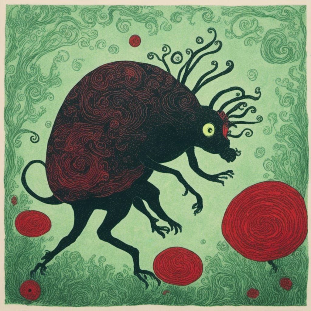 Cicada in Ultraviolet Light