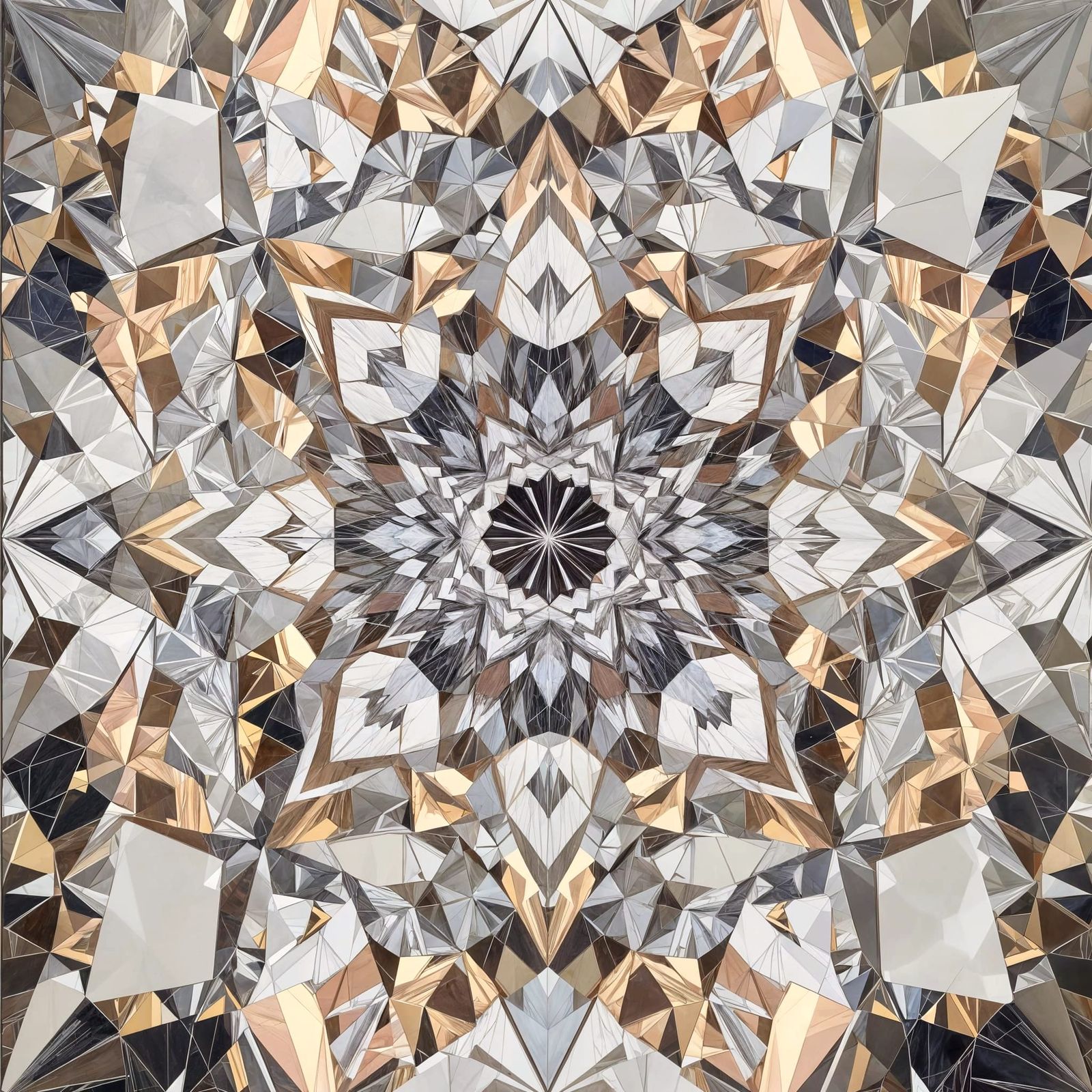 Kaleidoscope Art in Modern Classical Style