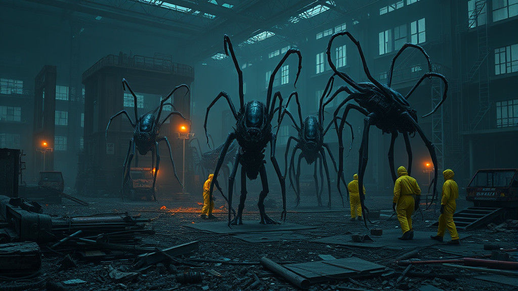 Chernobyl Biomechanical Creatures in Abandoned Zone