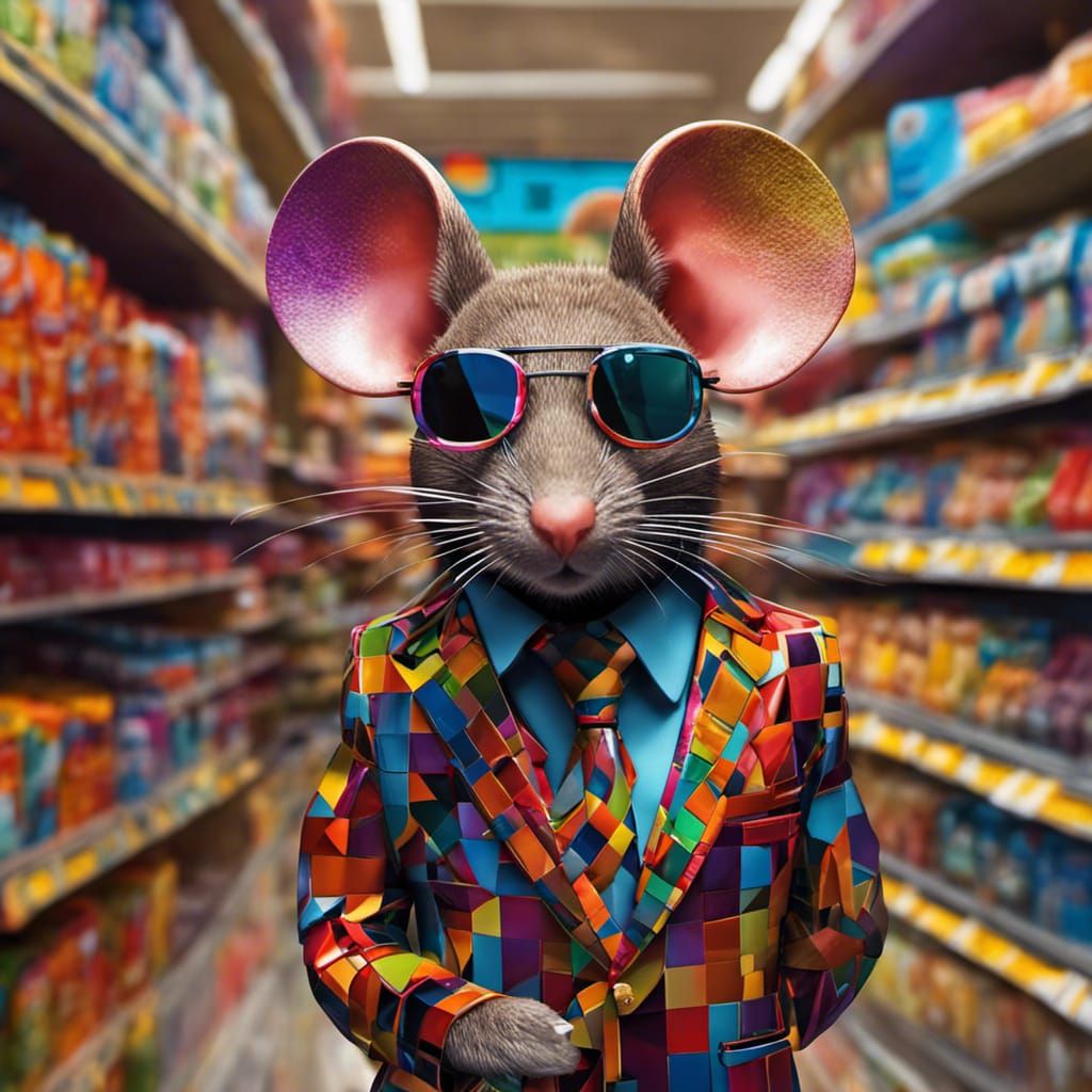 A Funky Rat is Shopping