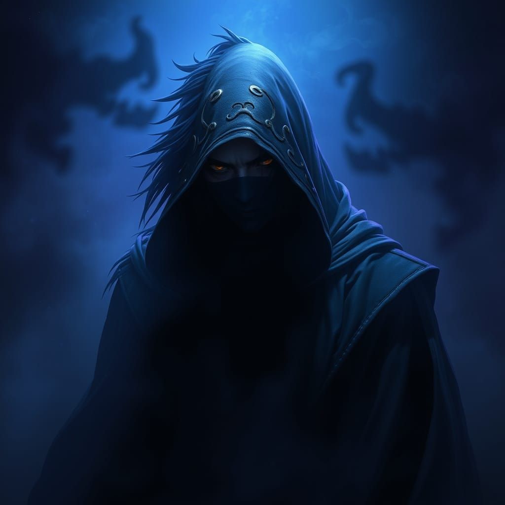 Ethereal Darkness Surrounds Enigmatic Figure