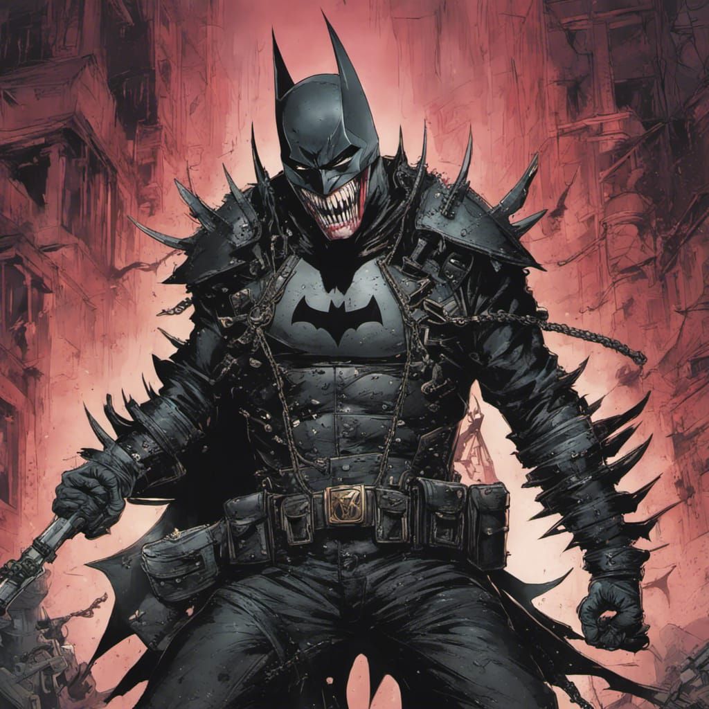 Batman Who Laughs Portrait from Dark Nights Metal