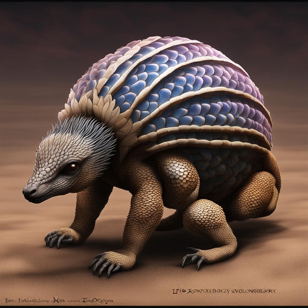 Exoplanet: Pangolin-Bee-Panther Alien Lifeforms