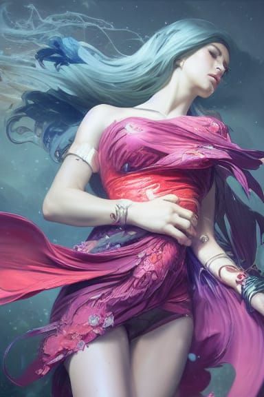 Dynamic Portrait in 8k Resolution