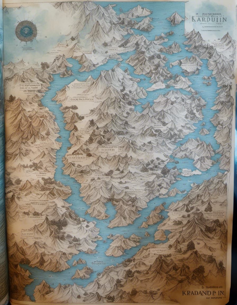 Hyperrealistic Map of Karandun II