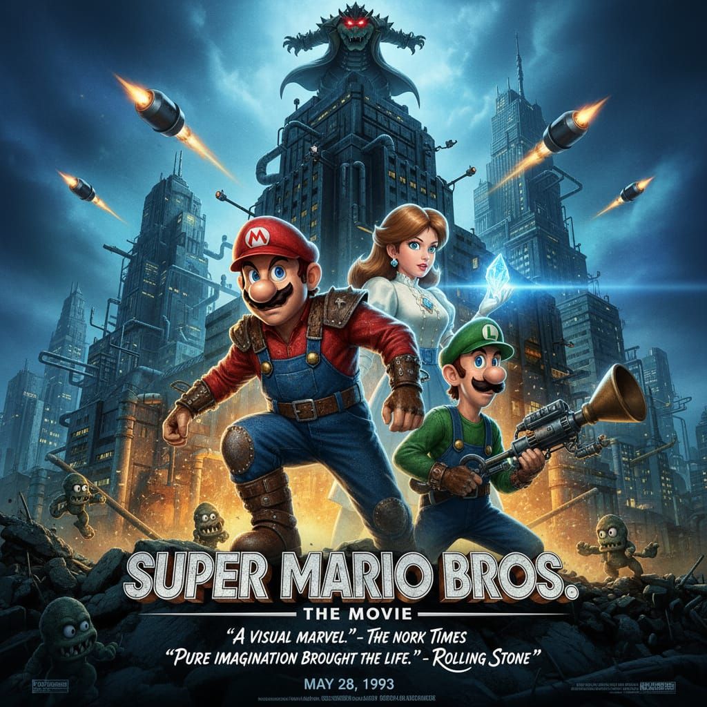 Super Mario Bros Movie Poster: A Good Movie Reimagining