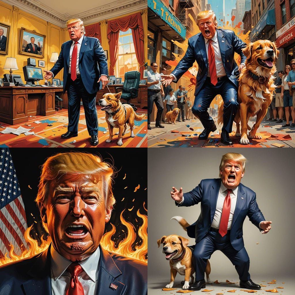 Donald Trump Humiliated by Furry Foe