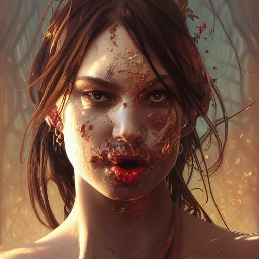 Embodiment of Vice: A Hyperdetailed Portrait