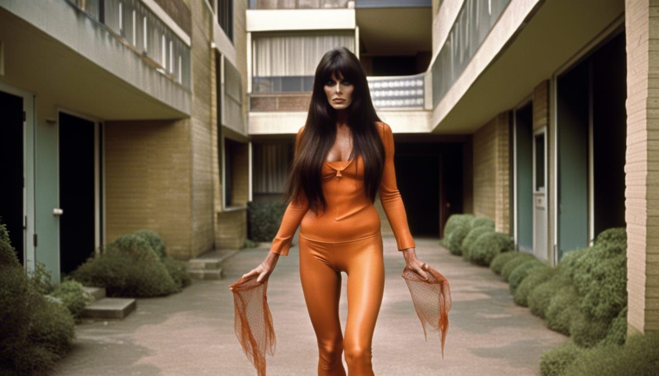 Caroline Munro in Zombie Outbreak, 1973