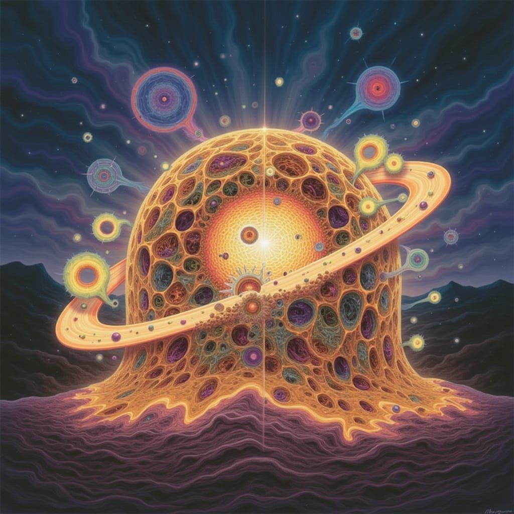 Psychedelic Wormholes in a Surreal Landscape