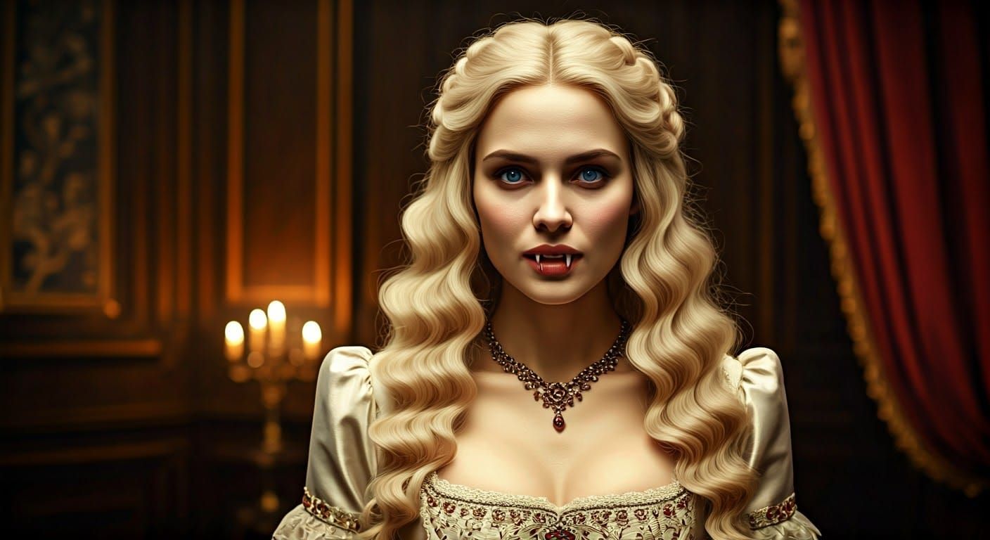 💀 Horror Book Character 📕 - Carmilla, Countess Mircalla Karnstein from Carmilla by Sheridan Le Fanu (1872)