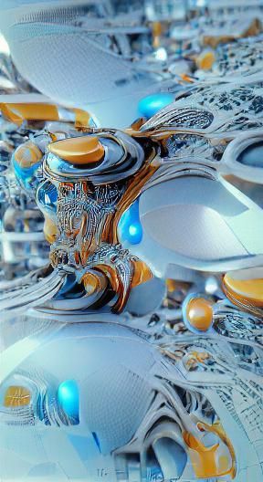 Apocalyptic Wonderland of Butterfly Robots in 3D