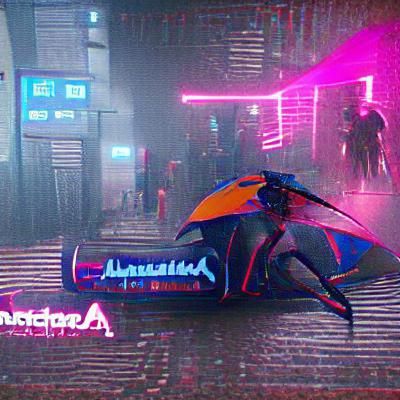 Amateratsu in Cyberpunk 2099 Neon Style