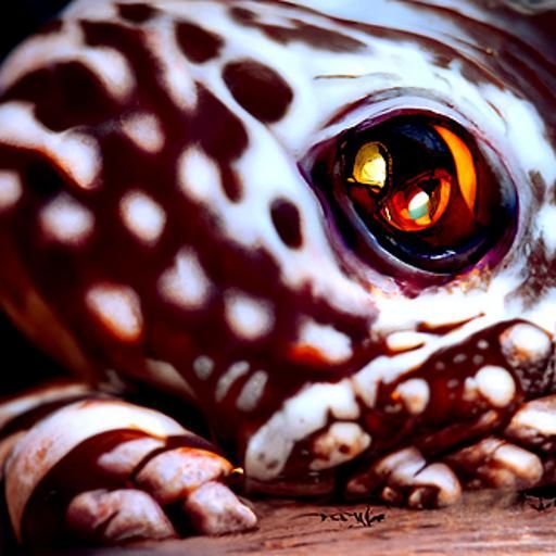Sinister Leopard Gecko Fantasy Art