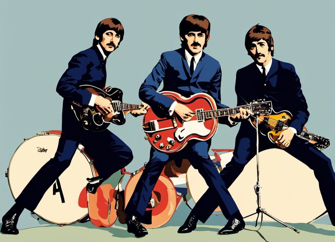 Graham Chapman, John Cleese, and Eric Idle as three of The B...