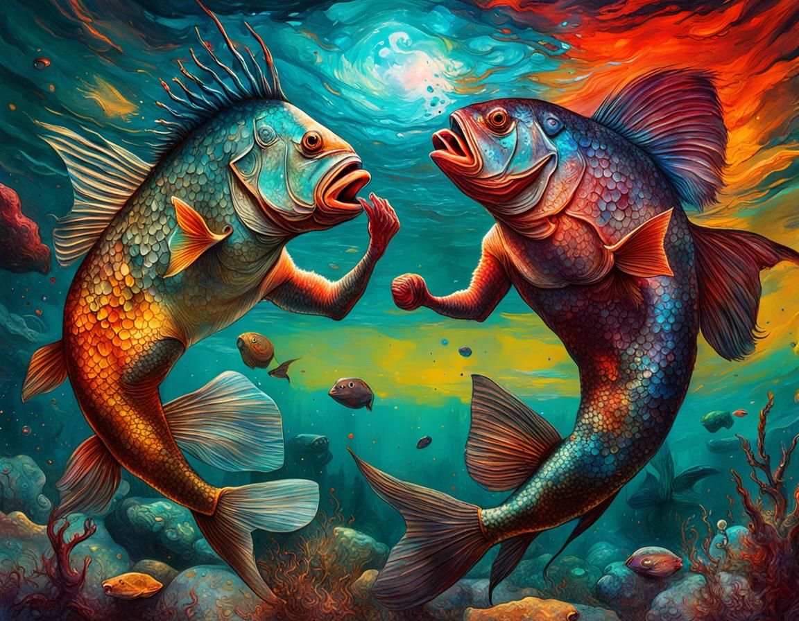 One Armed Fish Fight