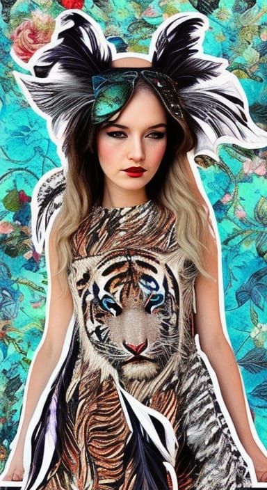 Fashion Magazine Collage