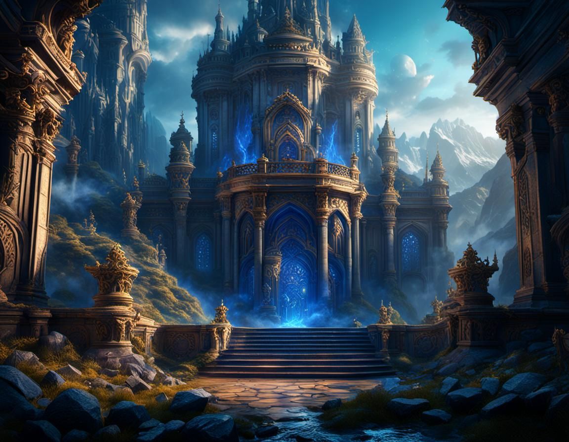 Eagerly Awaiting: A Detailed Matte Painting