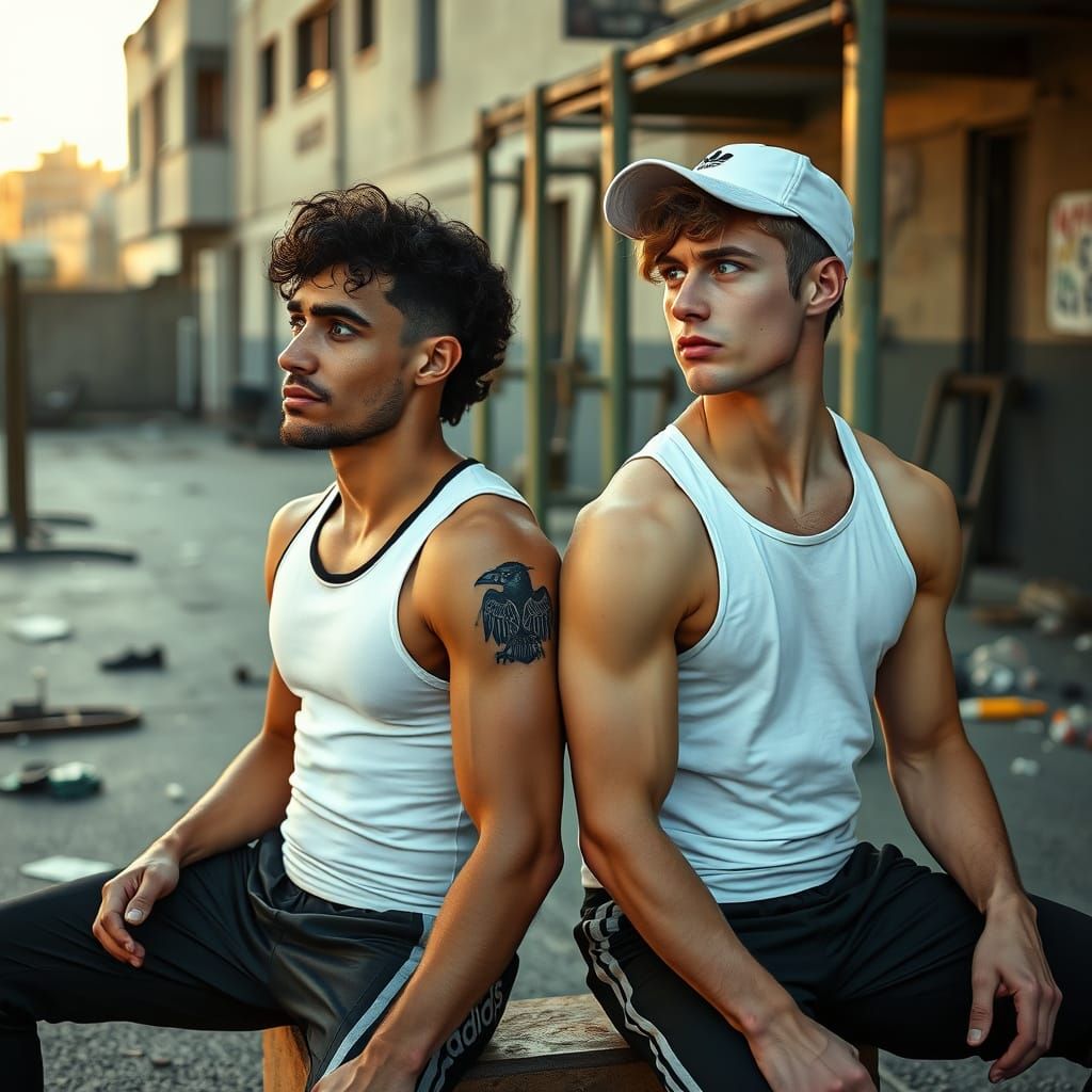 Gritty Dawn Workout in Urban Street Gym