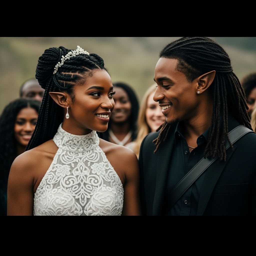 High Elf Wedding: A Cinematic Film Still