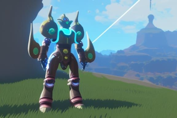 Zelda Guardian Robot Spider with Red Laser