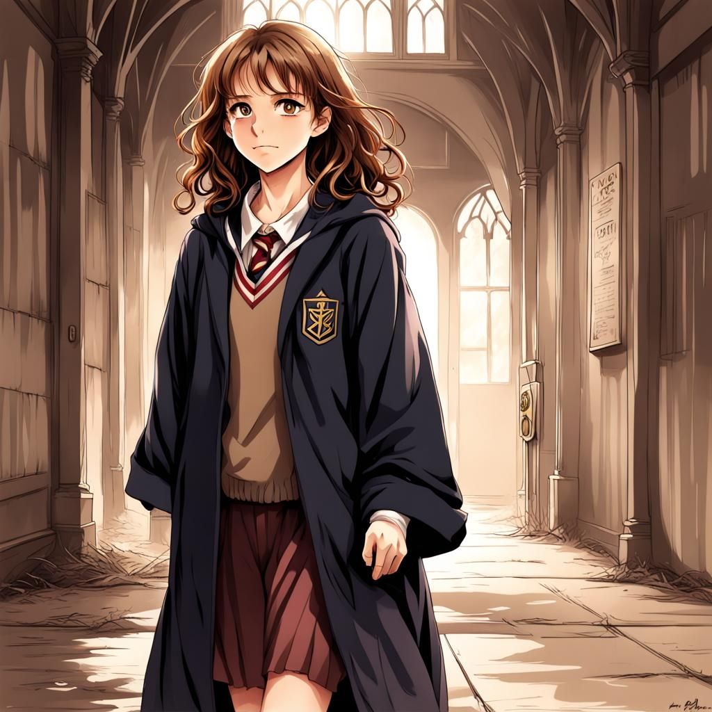 Hermione Granger in Anime Style